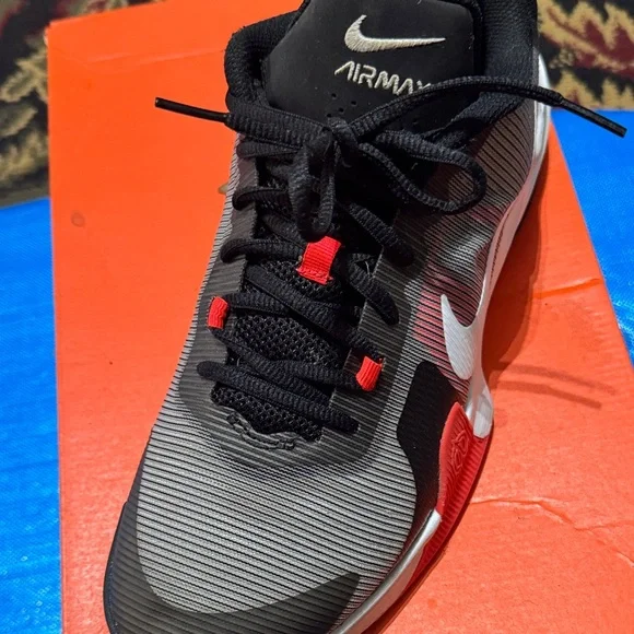 Nike air max impact Black and Red Training Sneakers - Picture 7 of 9